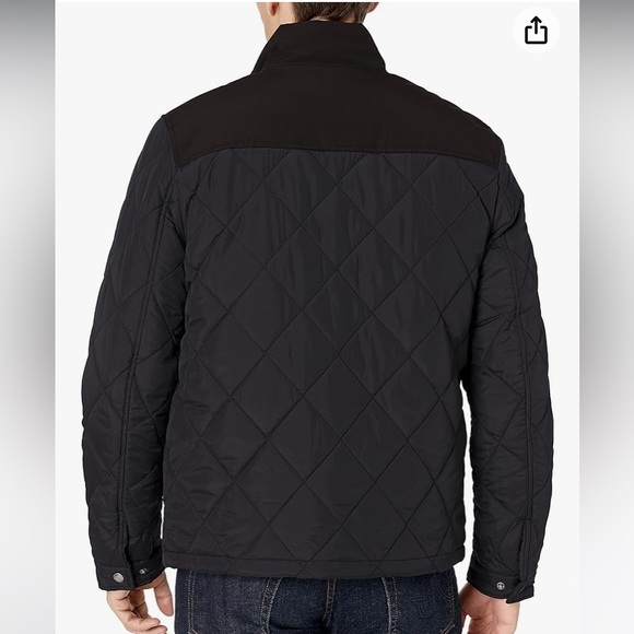 NWT Cole Hann Men’s 28 Tonal Mix Media Diamond With Faux Sherpa Lining Size XXL - Picture 2 of 11